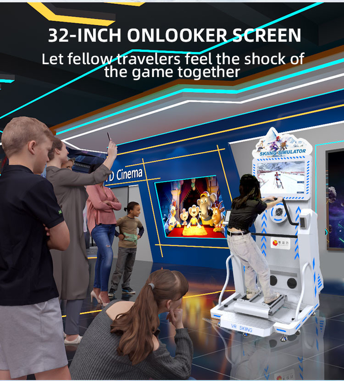 Indoor Ski Simulator Snowboard Simulator 9d Virtual Reality Vr Simulator Machines Amusement Park Equipment