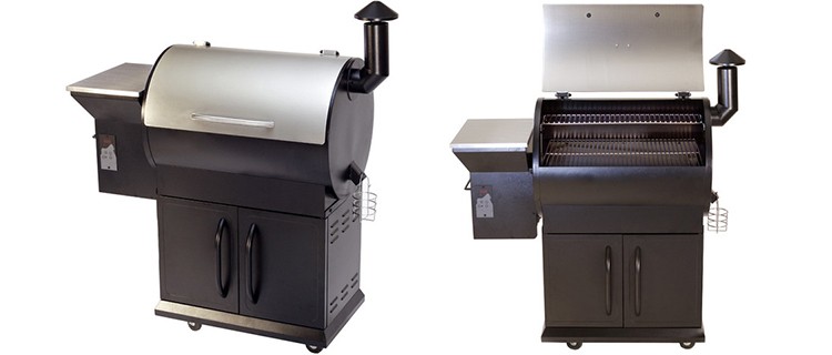 Newest stylish unparalleled Charcoal Pellet Grill Large Black Steel Restaurant use