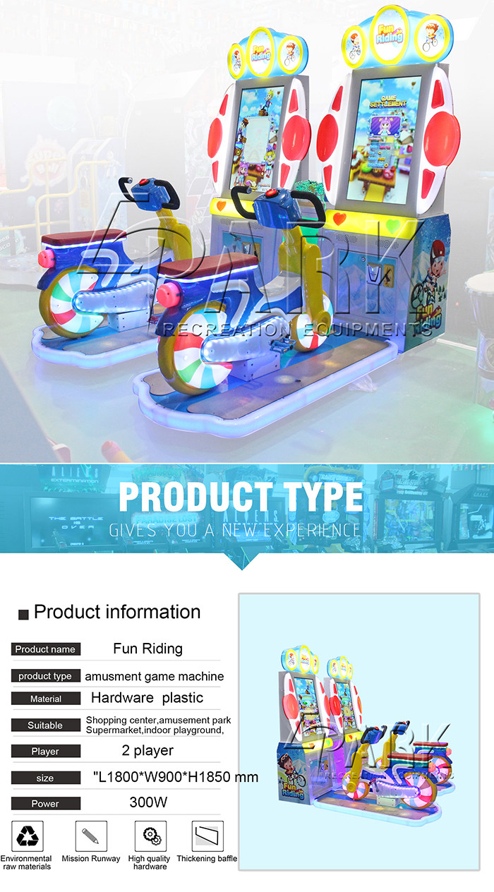 Amusement Fitness Internet Bike Racing Game Machine Coin Operated 300w