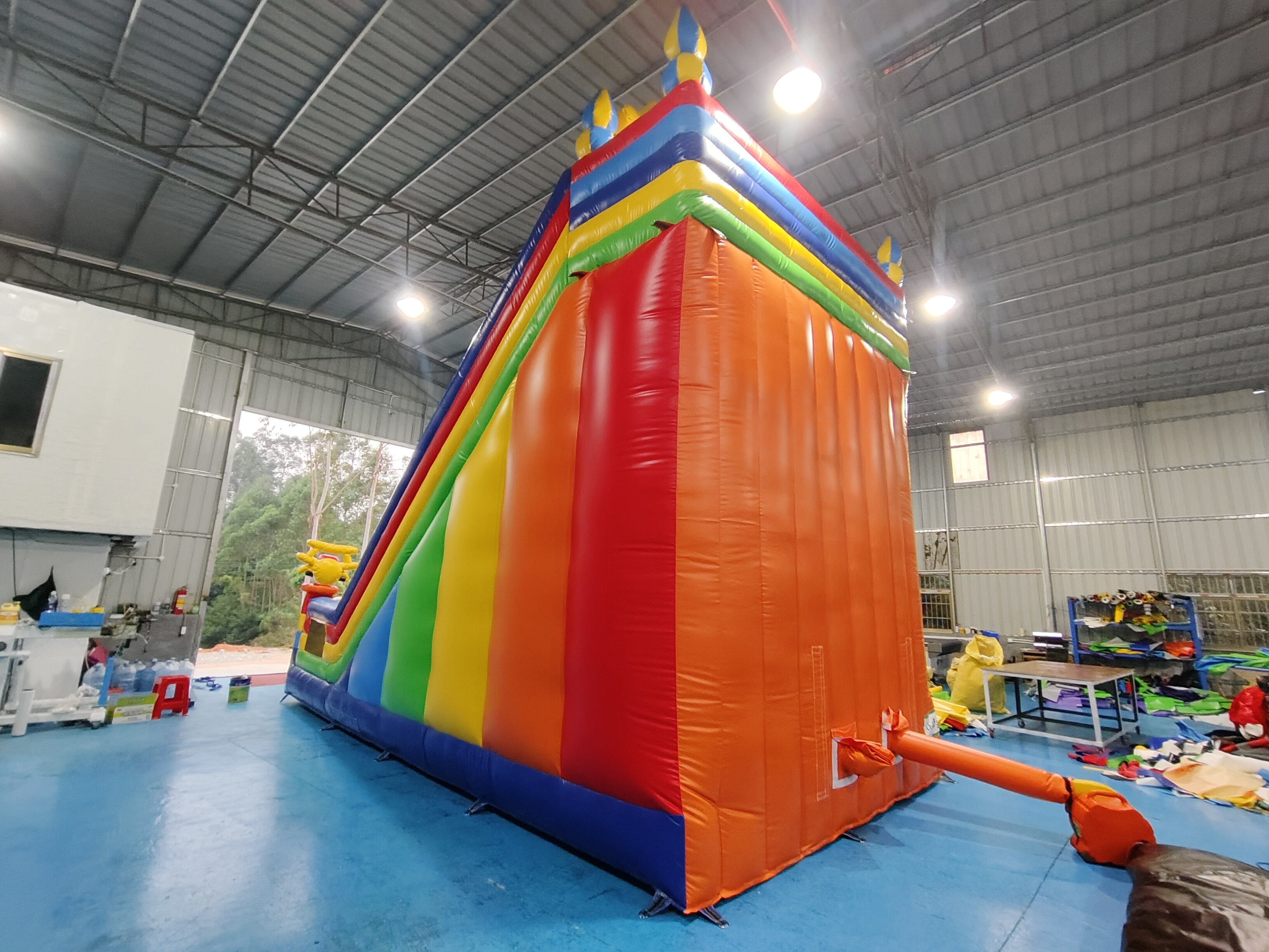 Commercial Pvc Tarpaulin Inflatable Slides Cartoon Characters Inflatable Water Slides Castle For Kids And Adults