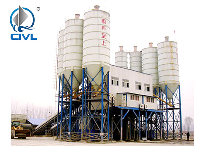 HZS50 model Concrete Batch Mix Plant with mixer JS1000 , power 100KW