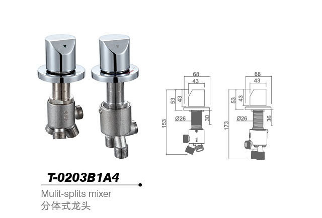 Bathtub mixer,Faucet,T-0203B1A4