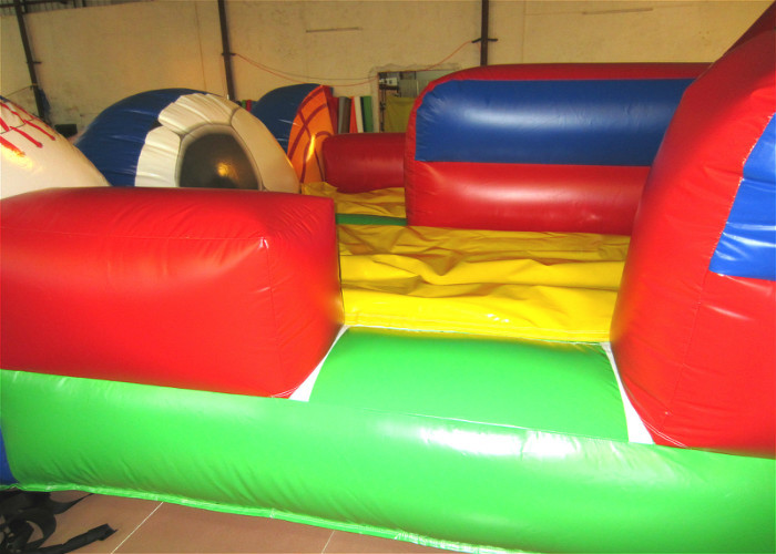 Exciting Inflatable commercial dry slide football sport games themed inflatable standard slide