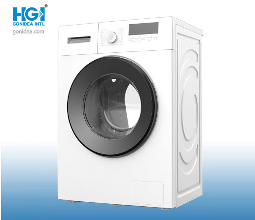 6kg Black Door Front Loading Laundry Washing Machine With Led Display