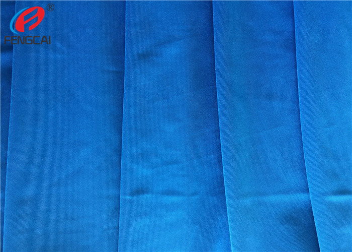 Bright Blue Reflective Fluorescent Color Fabric Polyester Uniform Material