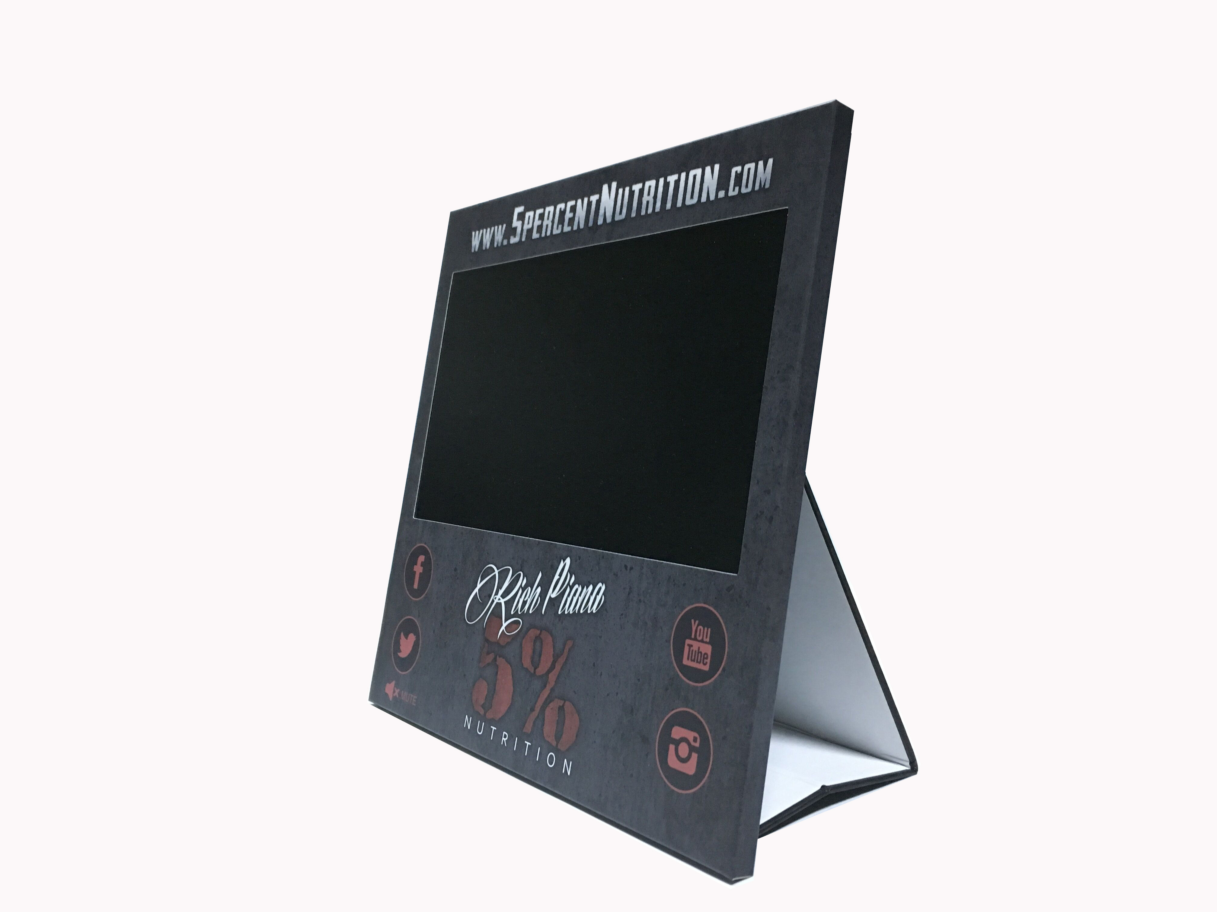 cost effective in store video screen display player with custom print and design