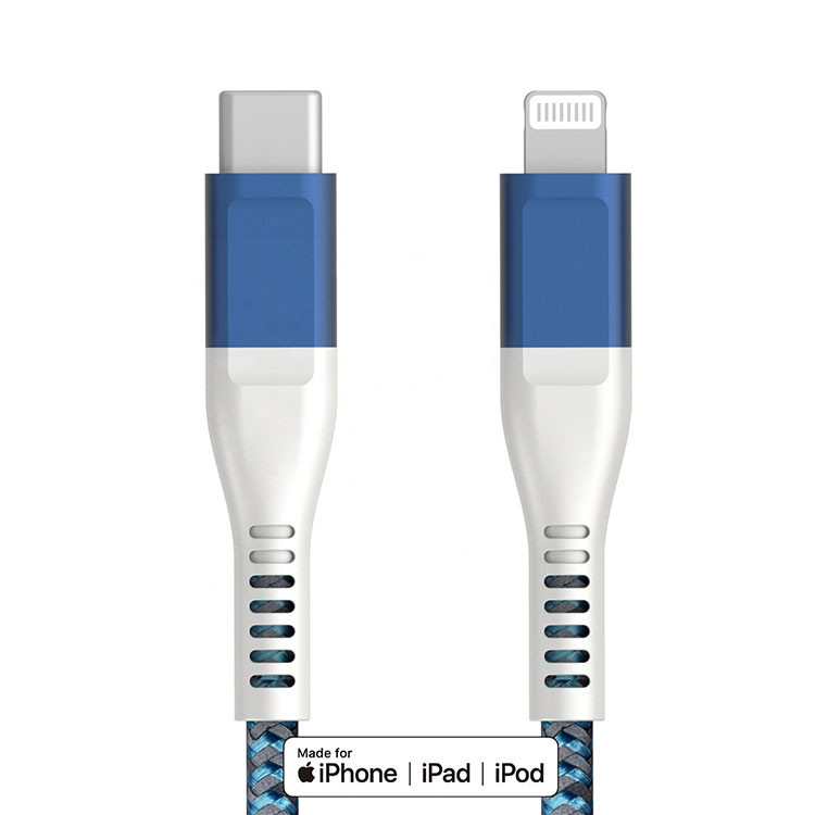 Custommized Type C To Lighting Cable From Original MFI Certified MFI Cable Manufacturer C94 8 pin 3A Fast Charger Cable