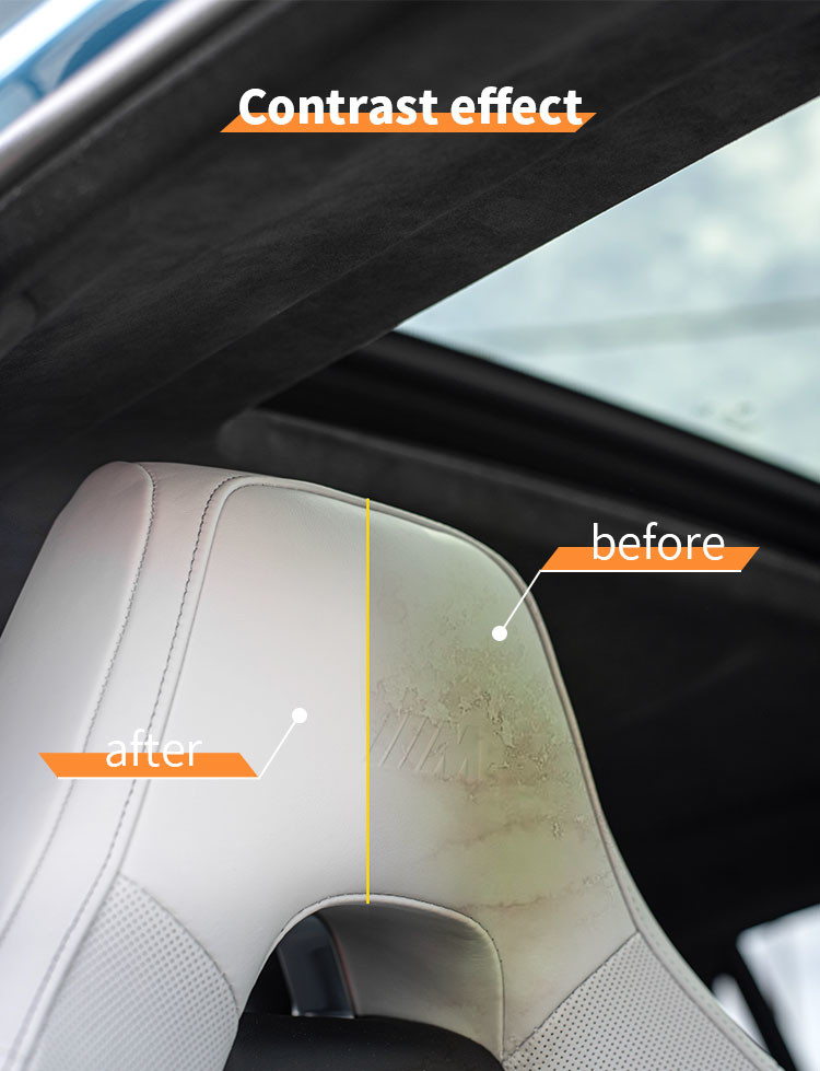 Smooth Leather Foaming Cleaner Leather Jacket Quick Cleaner Advanced Leather Sofa Cleaner