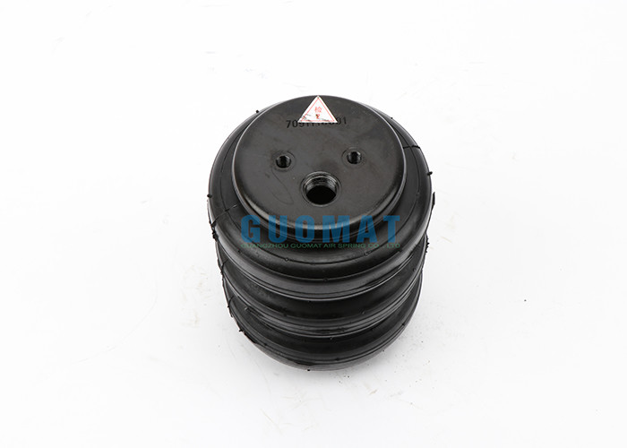 Steel Cover Plate Industrial Air Spring Provide A Comfortable Ride / Airlift Airbags