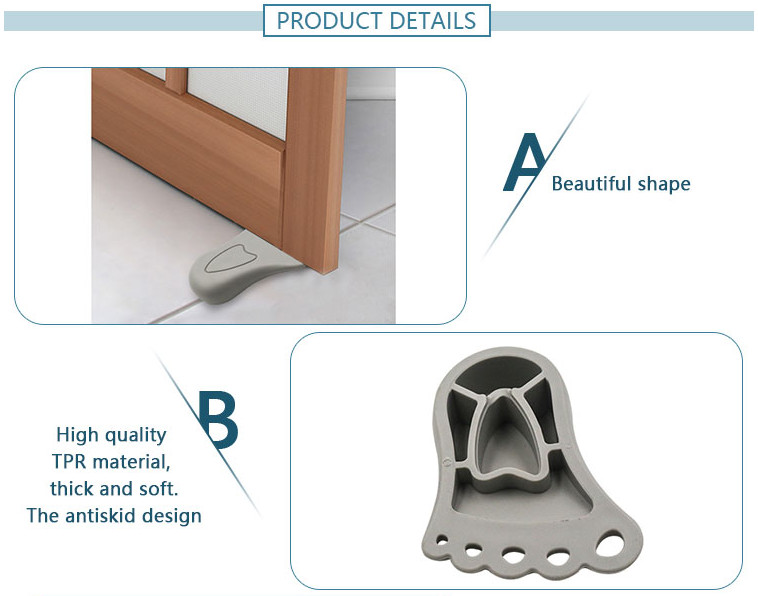 Safety Baby Door Stopper / Funny Cute Door Stoppers For Toddlers