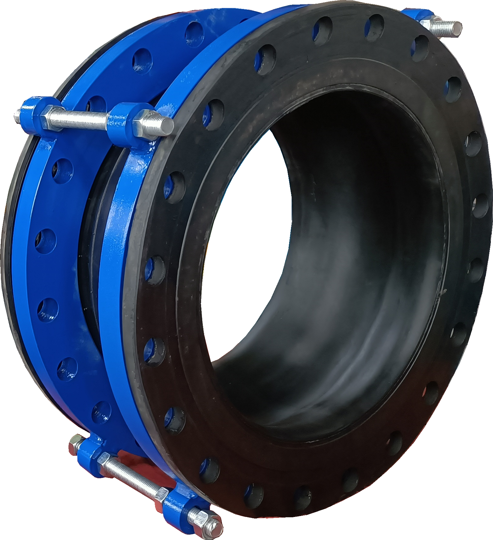 SS304 Pump General Rubber Expansion Joints Flange Epdm Seismic Compensator DN25-DN3000