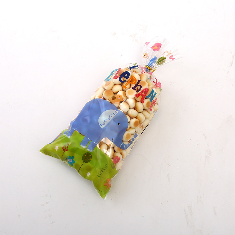Hard Candy Transparent Opp Header Bag Recyclable Cellophane Bags For Food Packaging