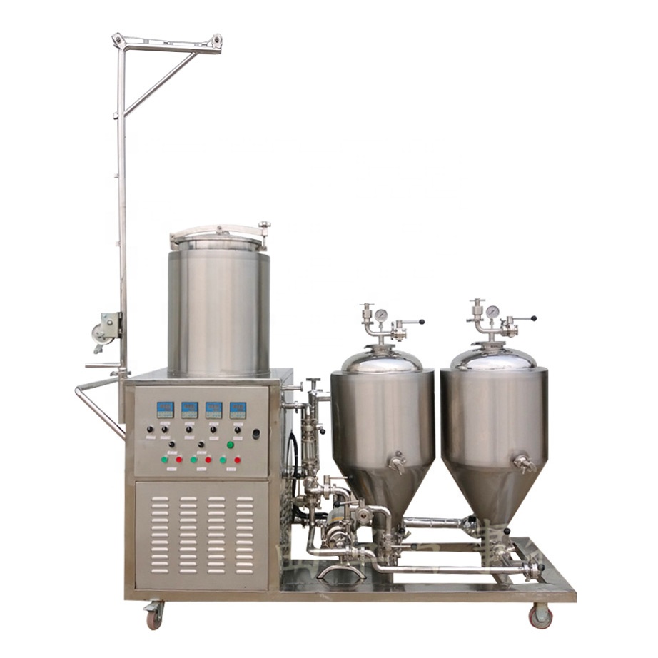 Manufacturing Plant Micro Craft Beer Brewing System with 2.1*0.83*1.53m Package Size