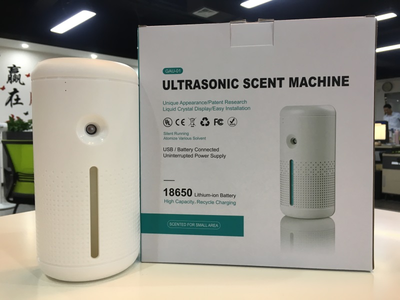Room Aroma Scent Machine Silent Work Battery Recharging Diffuser 200ml Capacity