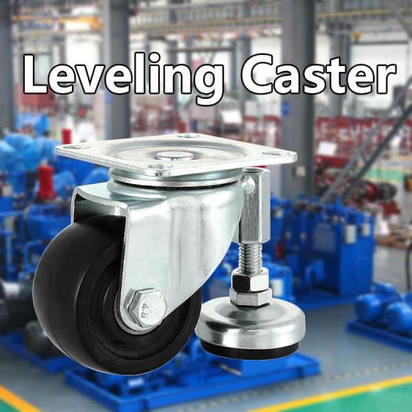 3 Inch Black Nylon Casters 770LBS Capacity Heavy Duty Swivel Casters With