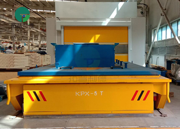 Battery Operated Rail Guided Powered Transfer Trolley For Paper Making Industry