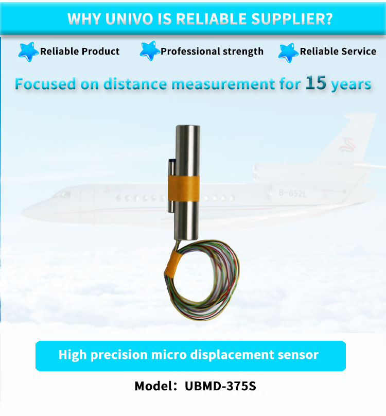 Automation Linear Displacement Sensor LVDT UBMD-375SY UNIVO Material Testing Industrial Grade