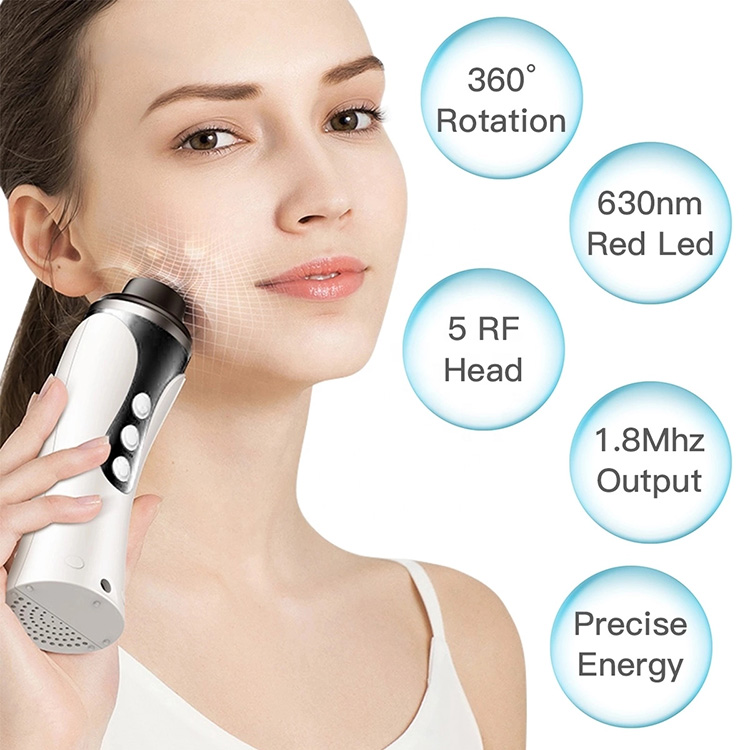 Global Custom Antiaging Remove Wrinkle RF Home Care Beauty Device Facial Skin Lifting RF EMS Facial Beauty Device for Ho