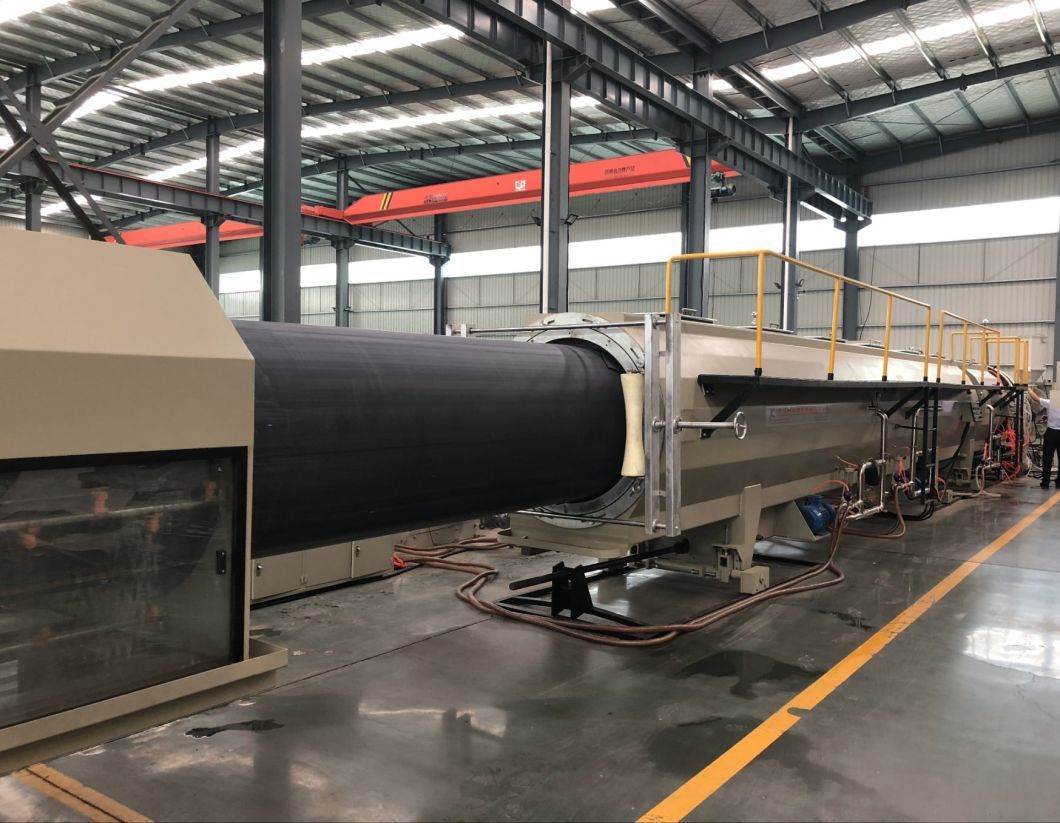 High Output HDPE Water Supply Pipe Extrusion Production Line 315-630 mm