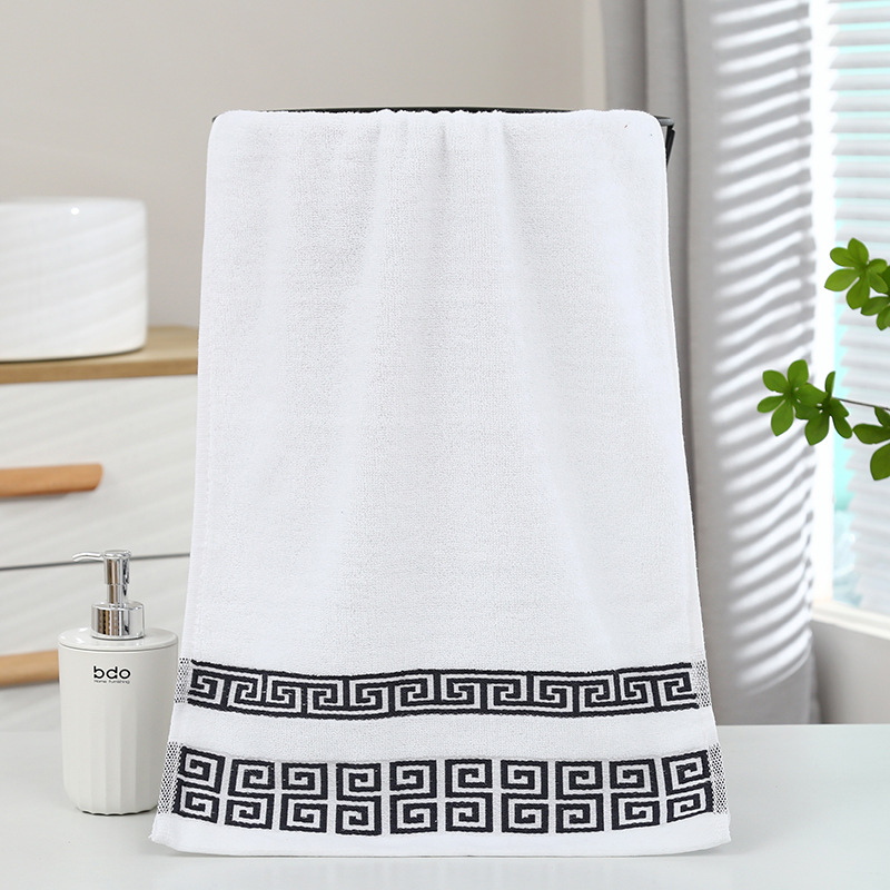Custom Luxury Hotel Microfiber Towel Set with Thick Super Soft Bathroom Bath 100% Cotton