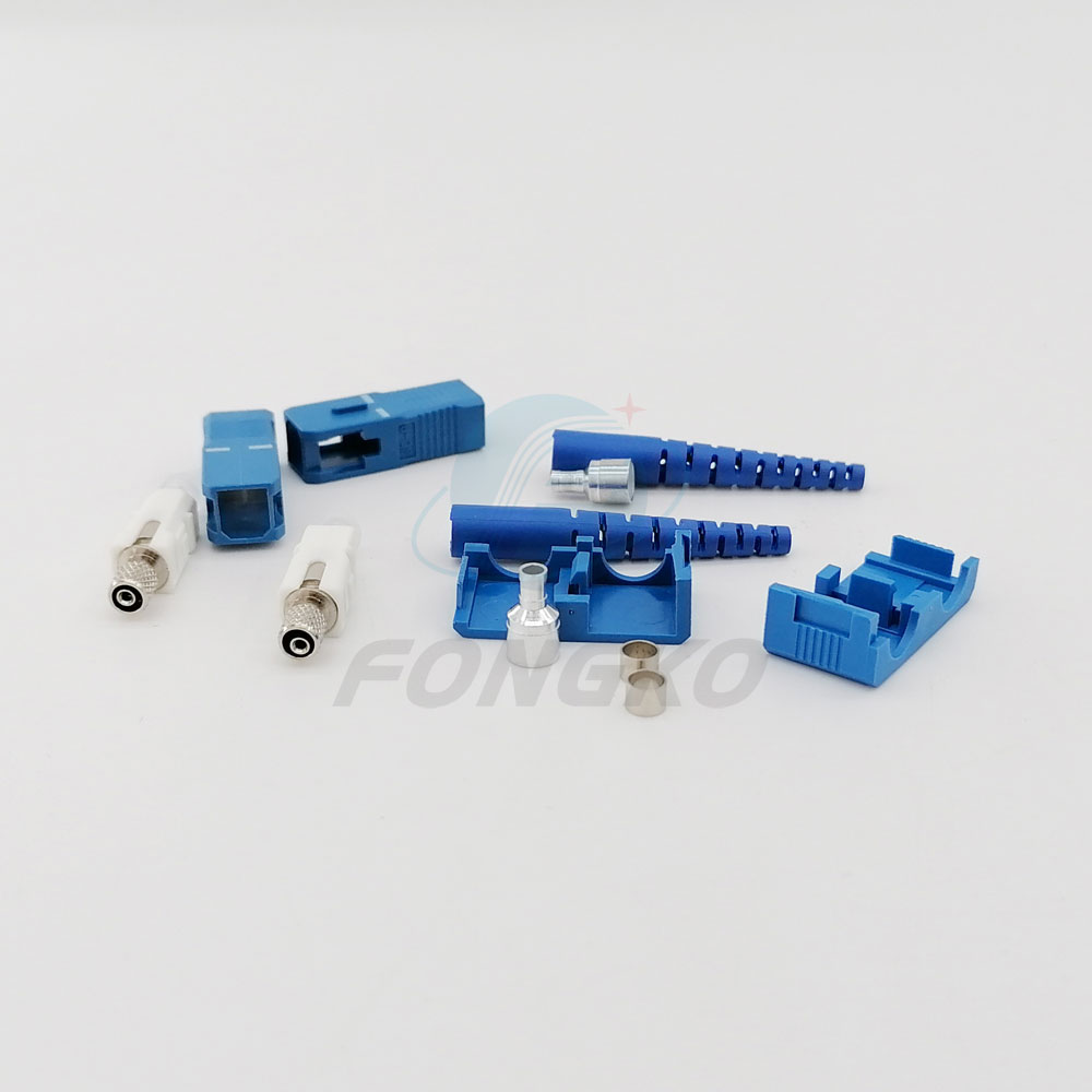 SC UPC 2.0mm SM Duplex Pigtail SC Connector for FTTH FTTX cable