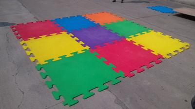 high quality factory price anti-slip crossfit interlock EPDM pure color rubber