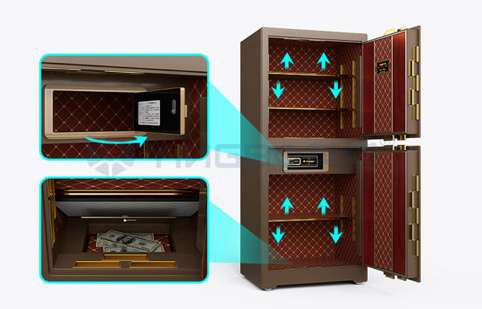 278kg Dual Alarm Luxury Smart Commercial Safe Box For Security YB/ZY-150D