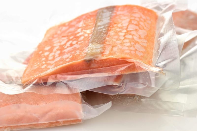 Processed Meat Sausages Plastic Vacuum Shrink Pack Bags PVDC High Barrier Transparent