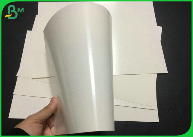 Foodgrade 210gr 230gr PE Coated 1 Side White CupStock Paper For Drinking Cup 