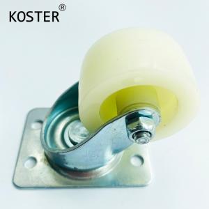  Plate Fat Nylon Rotating Wheel Caster With Zinc Plated 1.5 Inch 2 Inch 2.5 Inch 3 Inch Manufactures