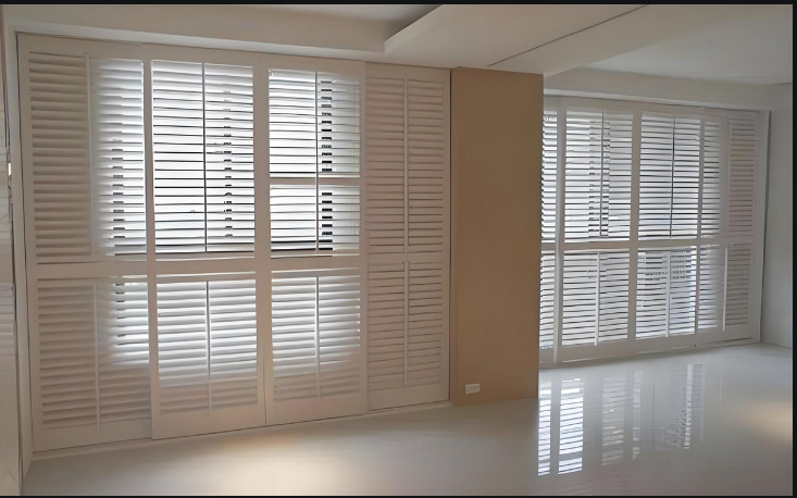 Commercial Grade Cordless Window Blind Fire Retardant Custom Sizes for Hotels Schools