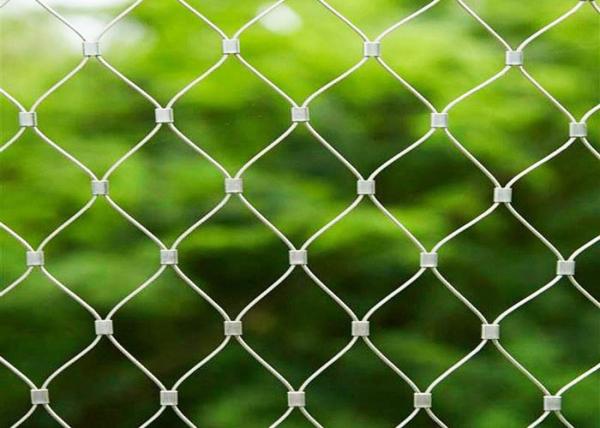 High Tensile Strength Flexible Animal Enclosure 316 Stainless Steel Wire Rope