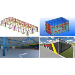 High Durability Pre Engineered Steel Structure Warehouse Recyclable