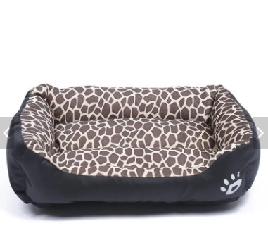 Polyester Pet Crate Bed Sofa Solid Plush Dog Bed