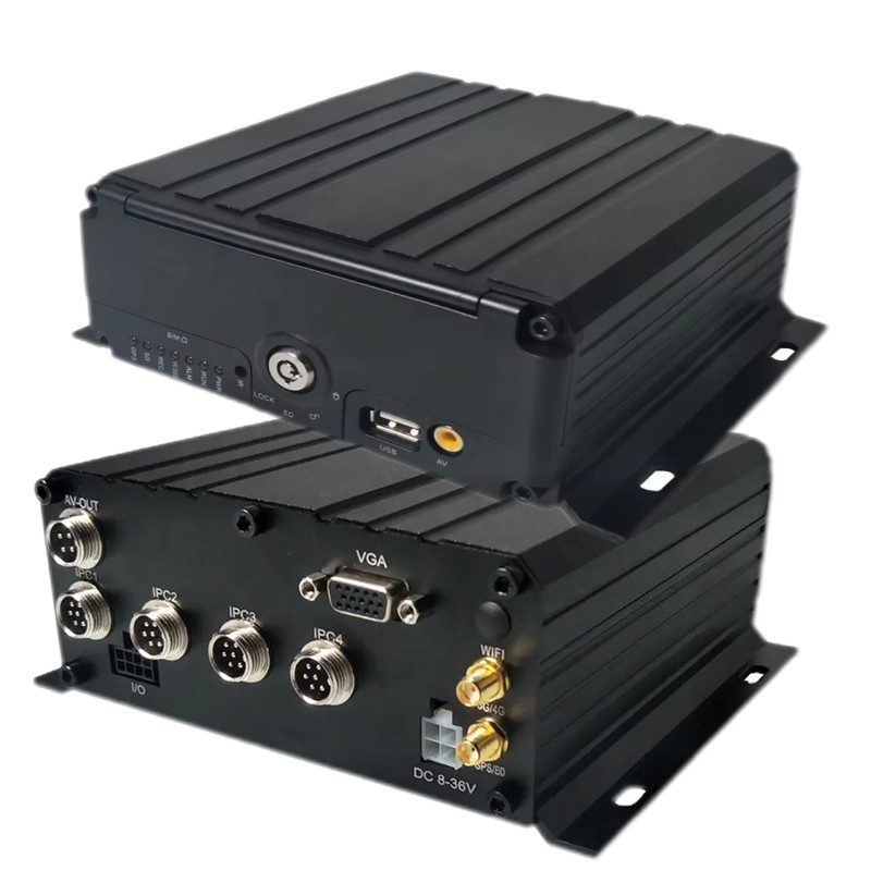 Car Storage Card AHD 1080P 4CH Hard Drive Mobile DVR High Definition Video Monitor