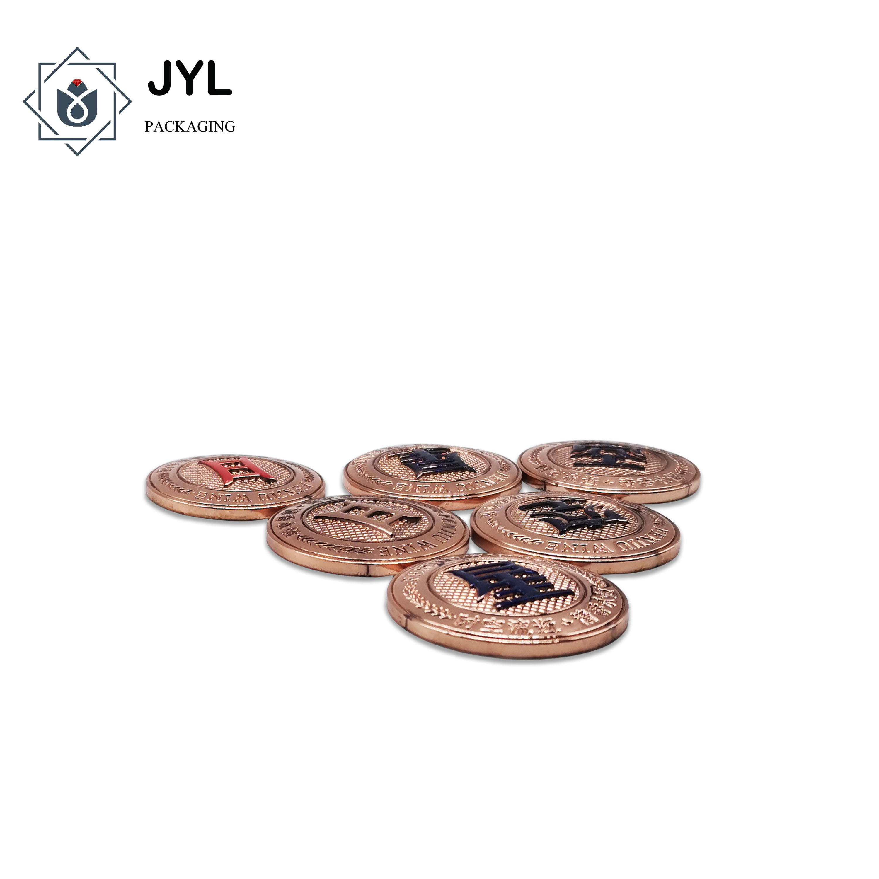 Zinc Alloy Embossed Metal Sticker Labels Multipurpose Practical