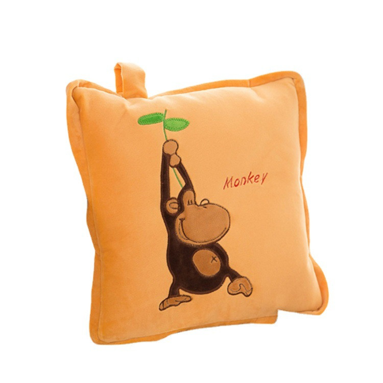 OEM Soft Stuffed Animal Hand Warmer 35x35cm For Home Decor