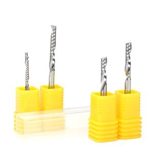  CNC Controllable Surfacing Router Bit 55HRC Single Slot Acrylic End Mill Manufactures