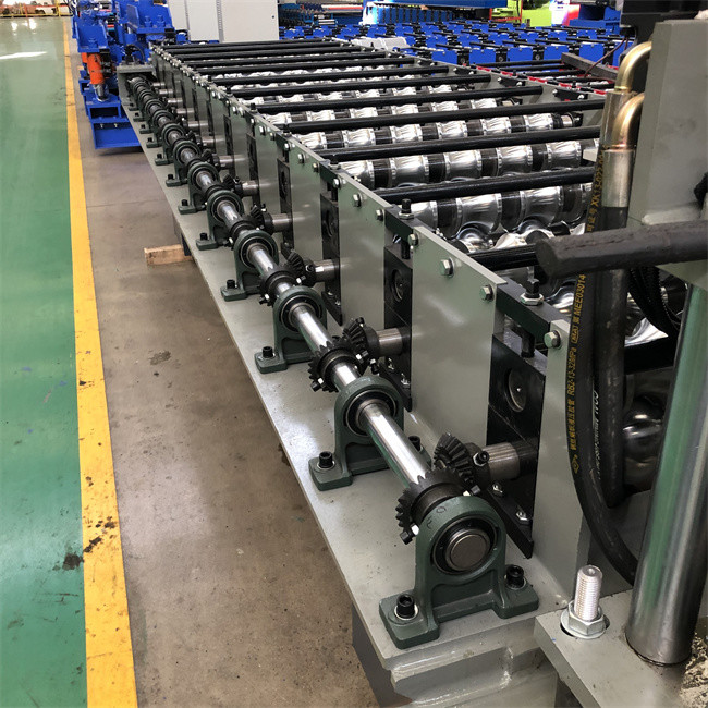 Adjustable glazed tile roll former machine step tile roof panel roll forming machine color steel