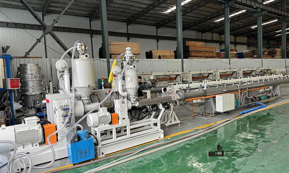 sino-holyson HSE-60/38 20-110mm HDPE Pipe Extrusion Production Line / PE Pipe Manufacturing Machine