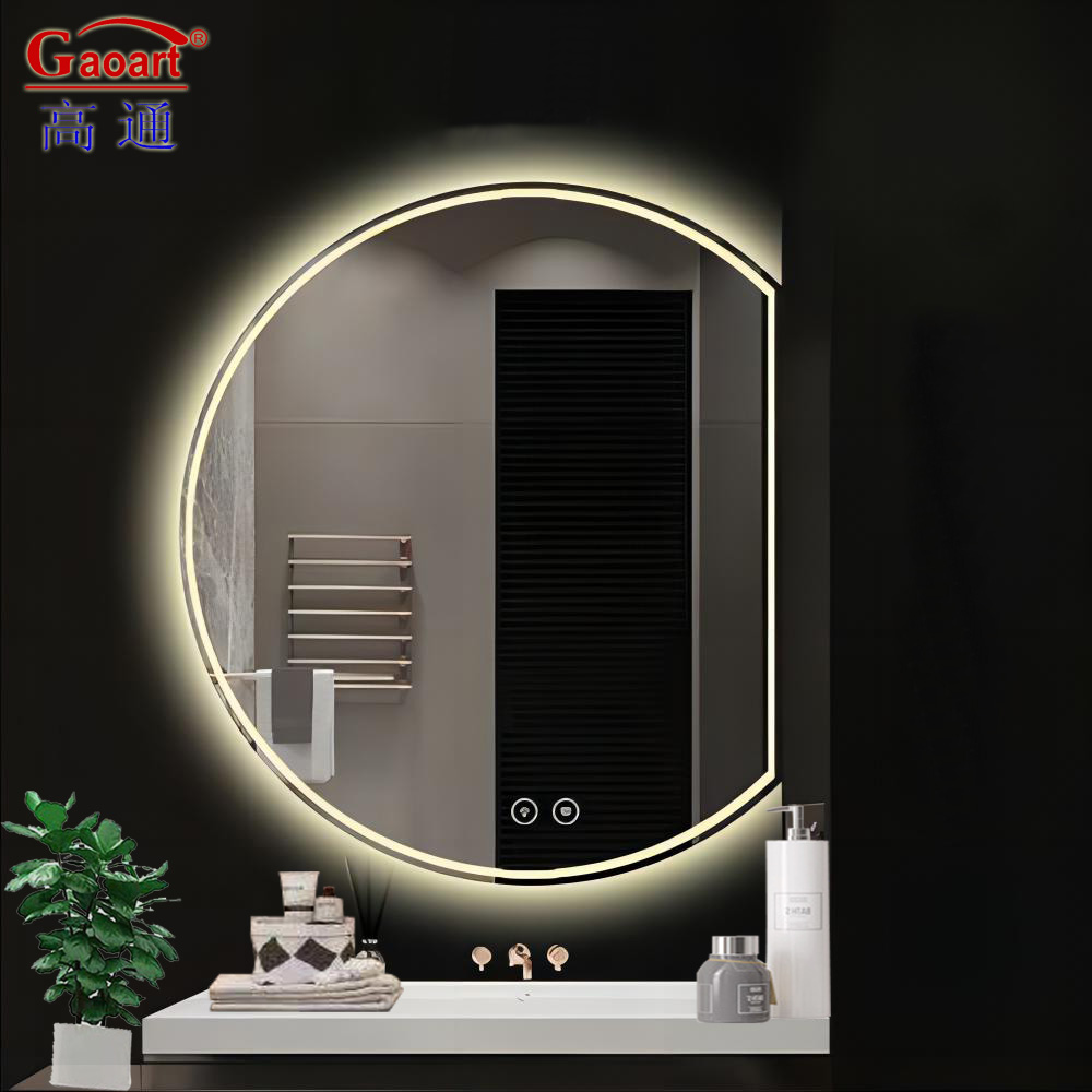 Living Room Decorative Portable House Wall With Led Mirror For Shower Smart Glass Bath