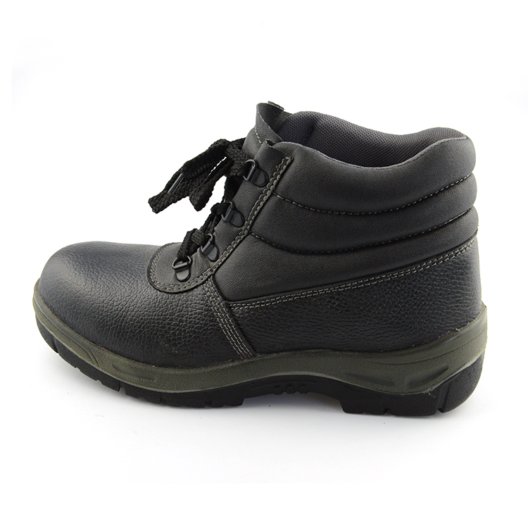 UB-136 High Feet Protective Genuine Buffalo Leather Work Safety Shoes CE EN20345