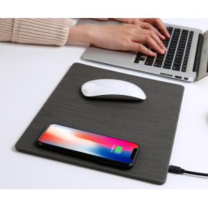 Oem Odm Desktop Induction Charging Mouse Pad Micro Usb Connector Square Shape