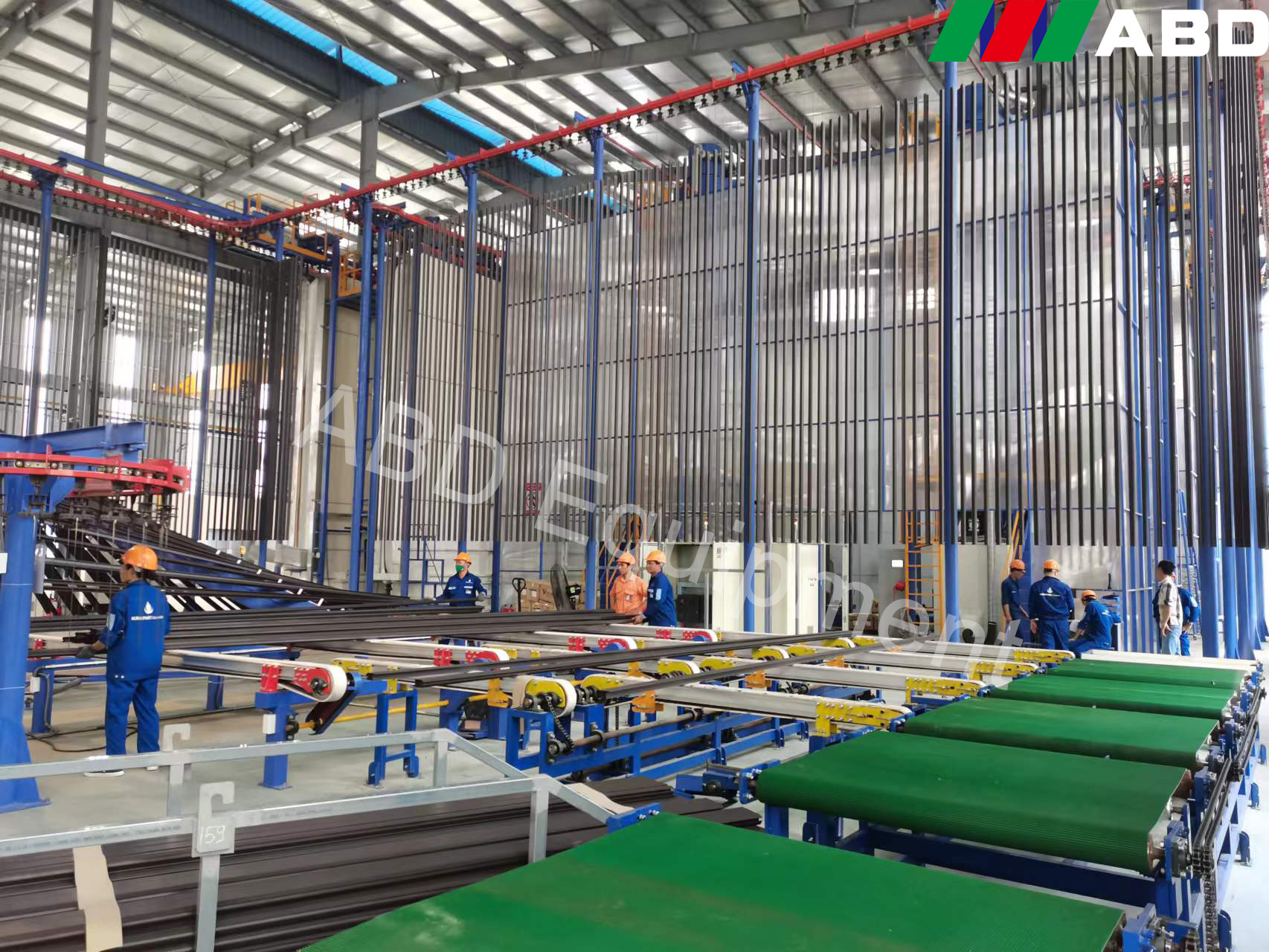 Fully Automatic Spray Painting Line Surface Treatment