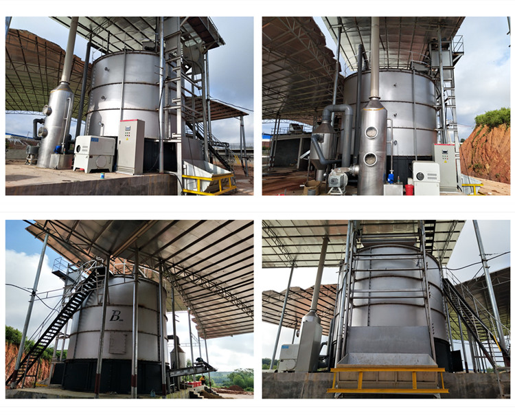 1-10T/H Capacity Composting Machine for Garden and Kitchen Waste in Carbon Steel