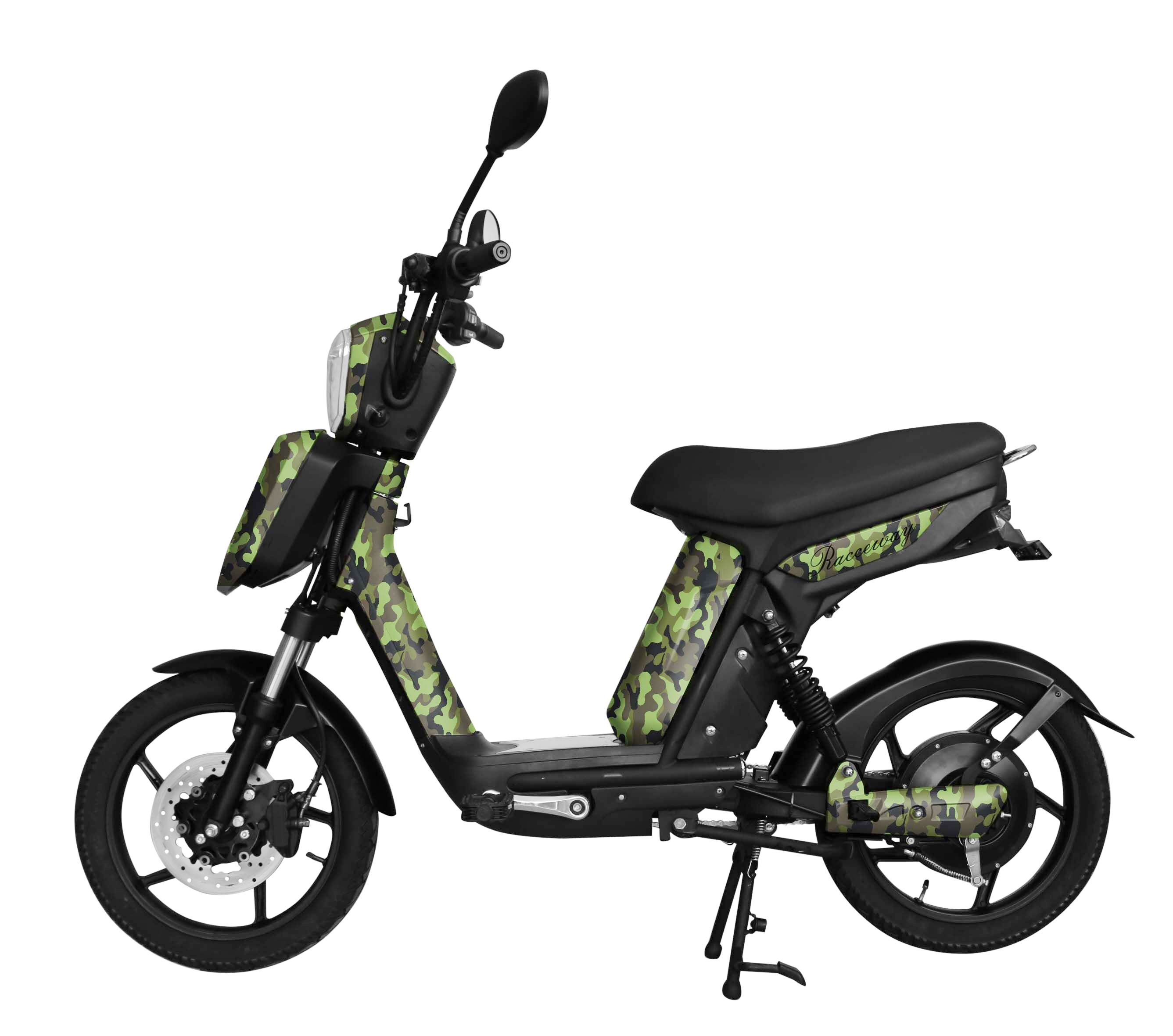 48V 250W / 500W 18 Inch Pedal Assist Electric Scooter EEC / COC Electric Moped Style Bike