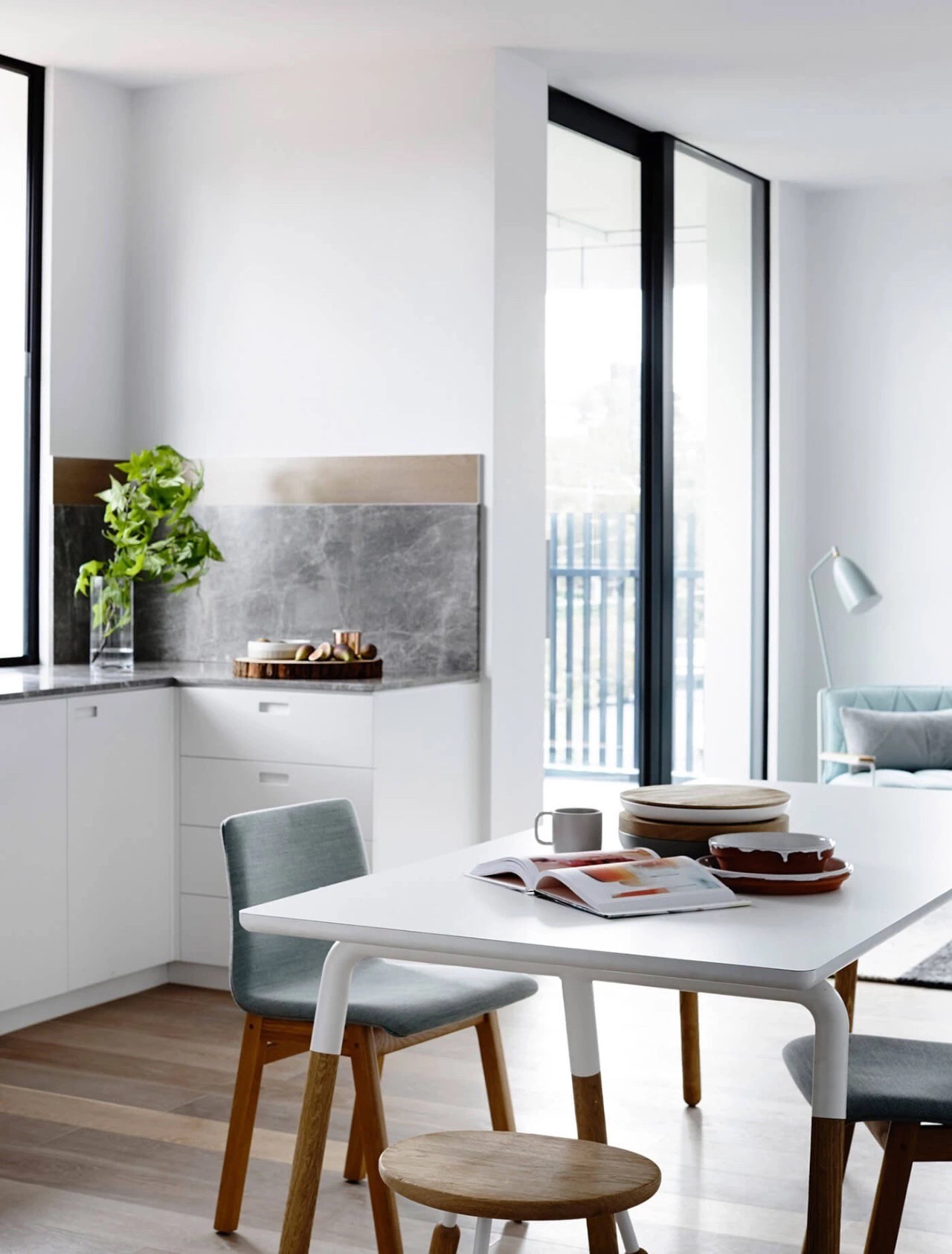 Sound Isolation 6063 T5 2mm Aluminum Sliding Glass Doors