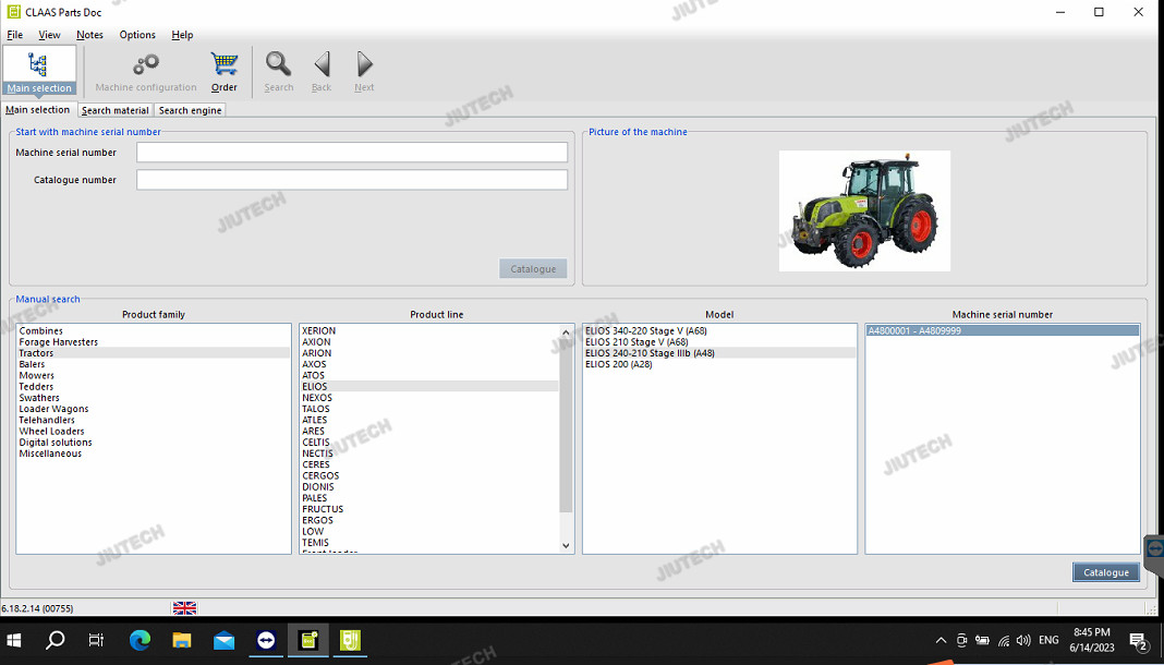 2024 Agriculture construction truck excavator diagnostic tool For CLAAS DIAGNOSTIC KIT (CANUSB) MetaDiag
