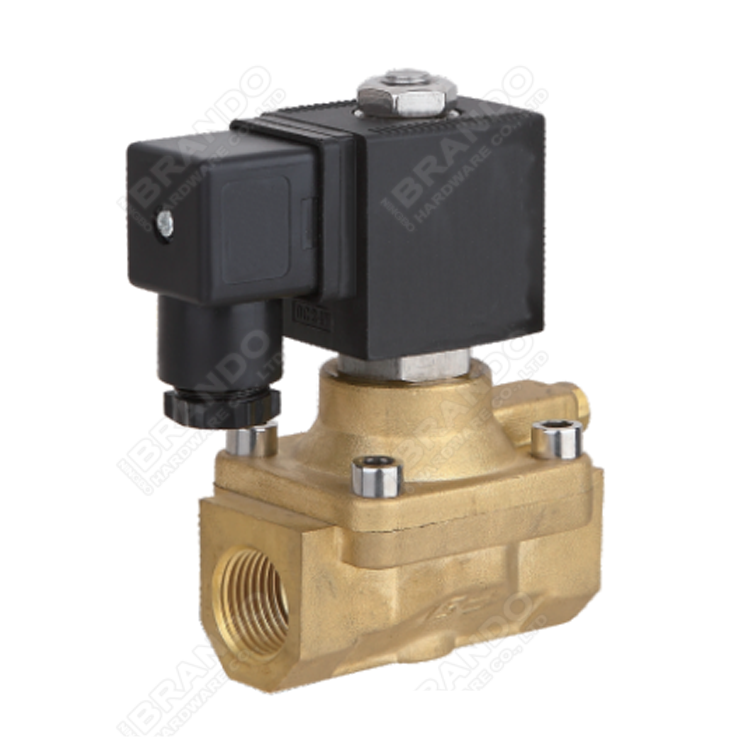 High Pressure Water Air Stainless Steel Solenoid Valve 100 Bar 12V 24V