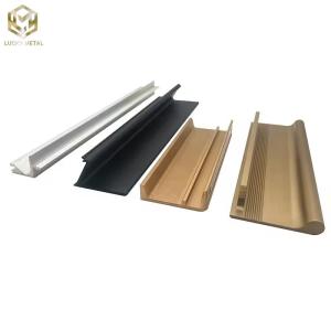 Various Surface Treatment 1% Tolerance Kitchen Cabinet Handle Hardware Profile
